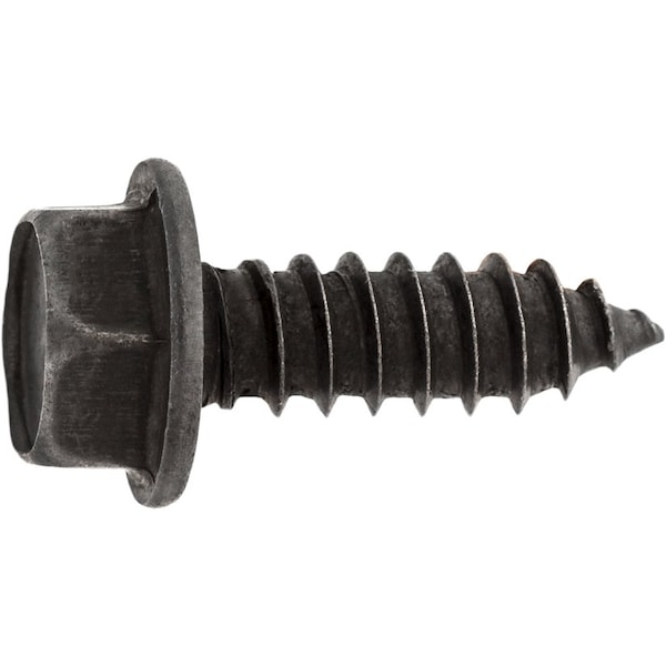 Auveco HEX WASHER HEAD TAP SCREW #14 X 3/4 BLK. OXIDE, 100PK 16152 - main